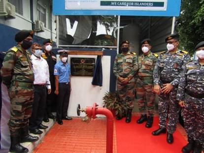 Oxygen generation facility inaugurated at INHS Dhanvantari Port Blair
