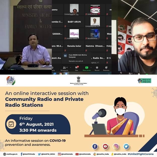 Union Health Ministry organizes an Interactive Workshop with Community Radio Stations and Private Radio Stations from Southern States